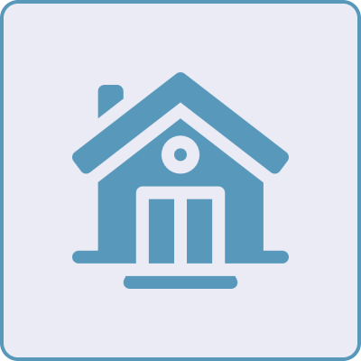 Simplified house illustration design