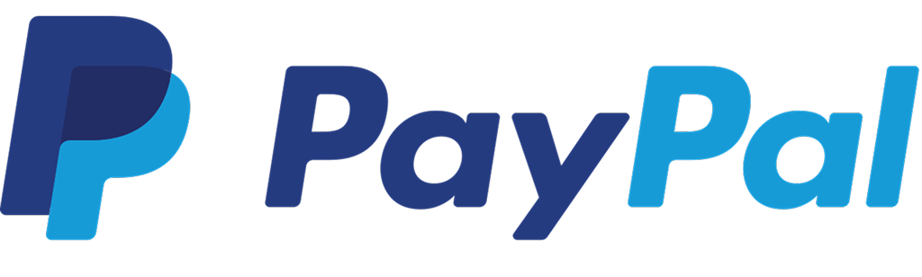Blue and white PayPal branding